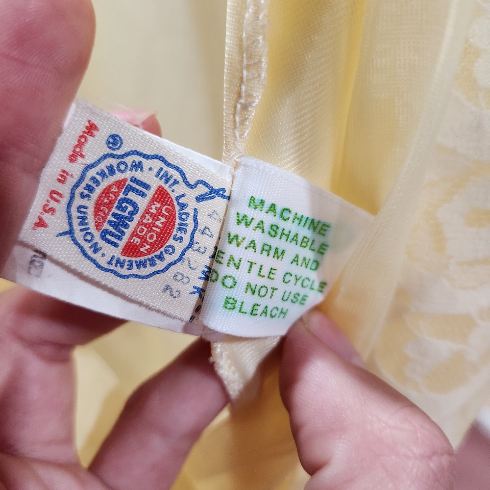 Miss Elaine Peignor Nightgown Madmen 50s 60s Night Set - Picture 10 of 12